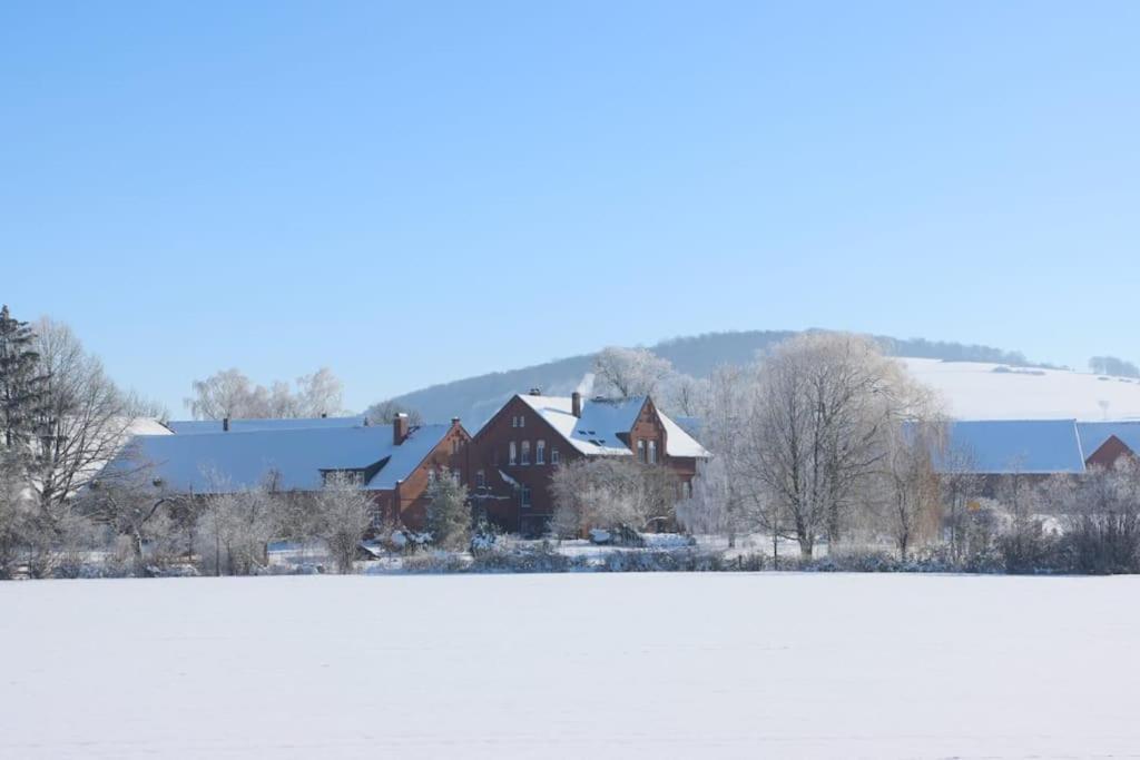 Idyllische Ferienwohnung Auf Altem Bauernhof Mit Wallbox Emmerthal Экстерьер фото